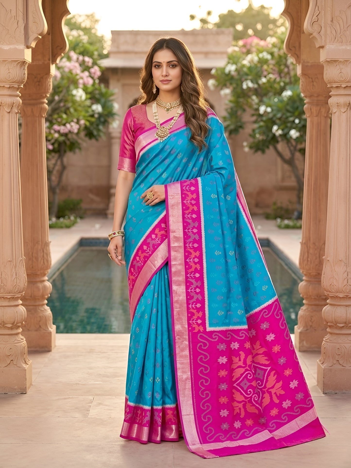 Pochampalli Silk Saree