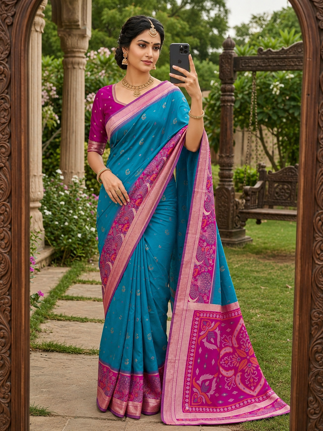 Pochampalli Silk Saree