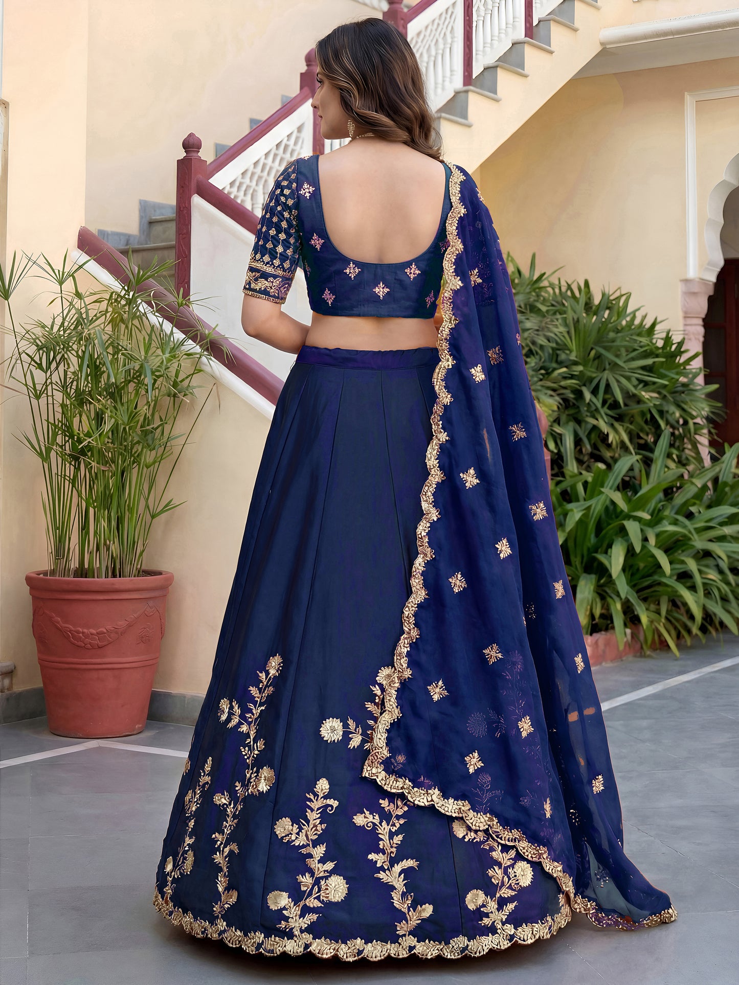 Latest Semi Stitched Lehenga Choli With Dupatta