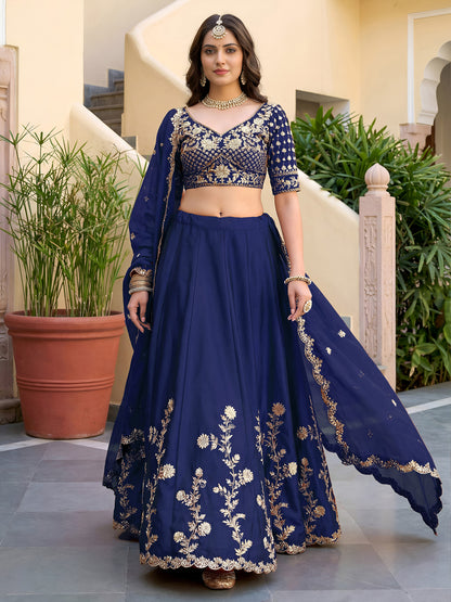 Latest Semi Stitched Lehenga Choli With Dupatta