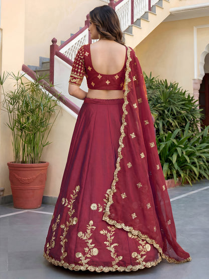 Latest Semi Stitched Lehenga Choli With Dupatta