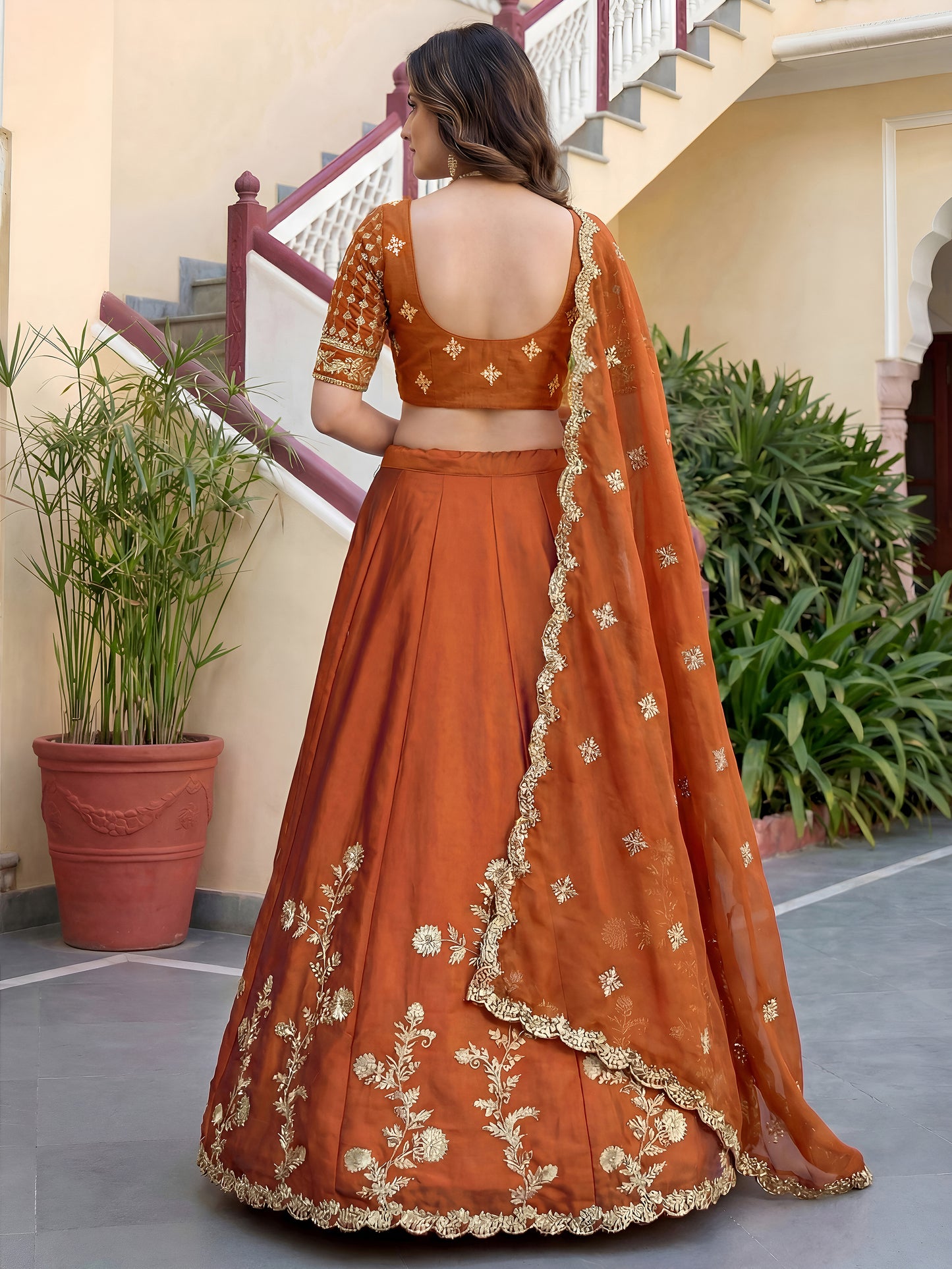 Latest Semi Stitched Lehenga Choli With Dupatta