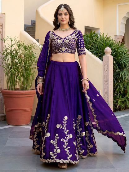 Latest Semi Stitched Lehenga Choli With Dupatta