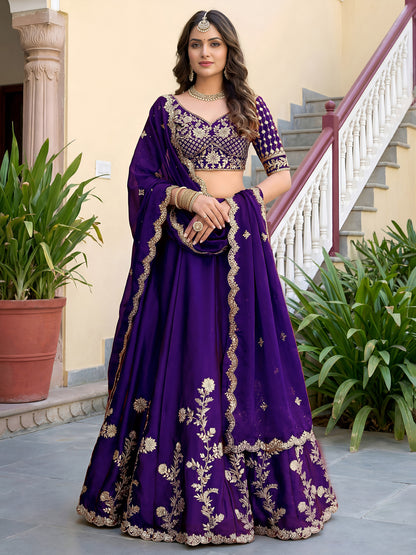 Latest Semi Stitched Lehenga Choli With Dupatta