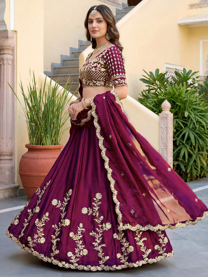 Latest Semi Stitched Lehenga Choli With Dupatta