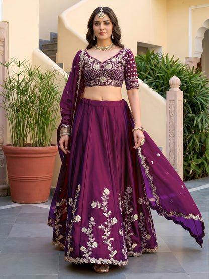 Latest Semi Stitched Lehenga Choli With Dupatta