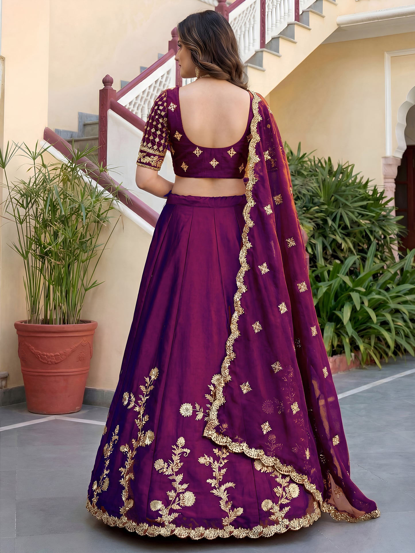 Latest Semi Stitched Lehenga Choli With Dupatta