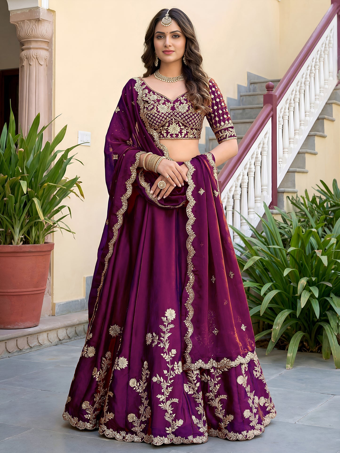 Latest Semi Stitched Lehenga Choli With Dupatta