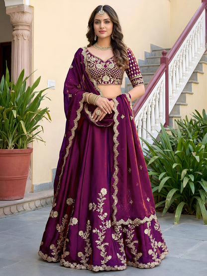 Latest Semi Stitched Lehenga Choli With Dupatta