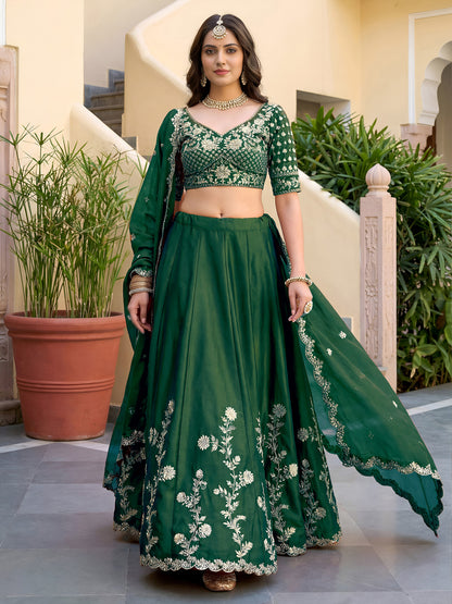 Latest Semi Stitched Lehenga Choli With Dupatta