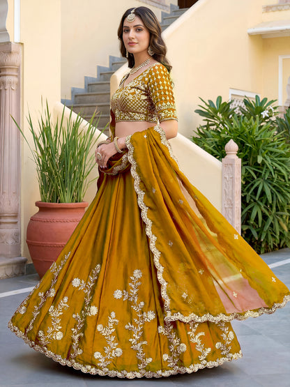 Latest Semi Stitched Lehenga Choli With Dupatta