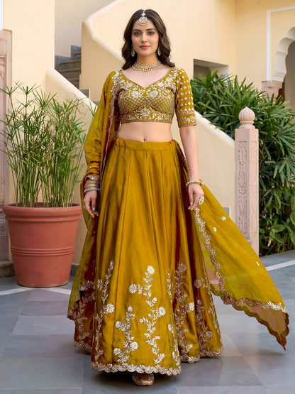 Latest Semi Stitched Lehenga Choli With Dupatta