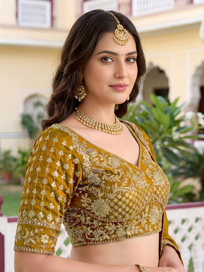 Latest Semi Stitched Lehenga Choli With Dupatta
