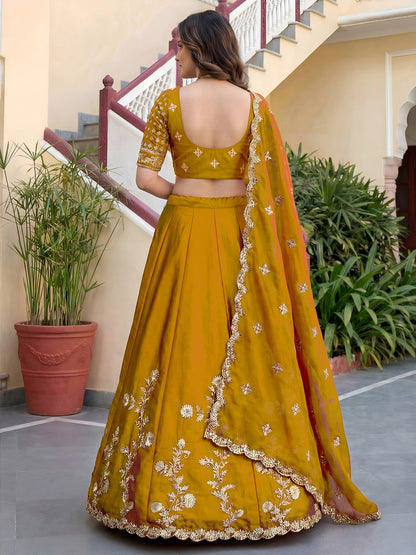 Latest Semi Stitched Lehenga Choli With Dupatta
