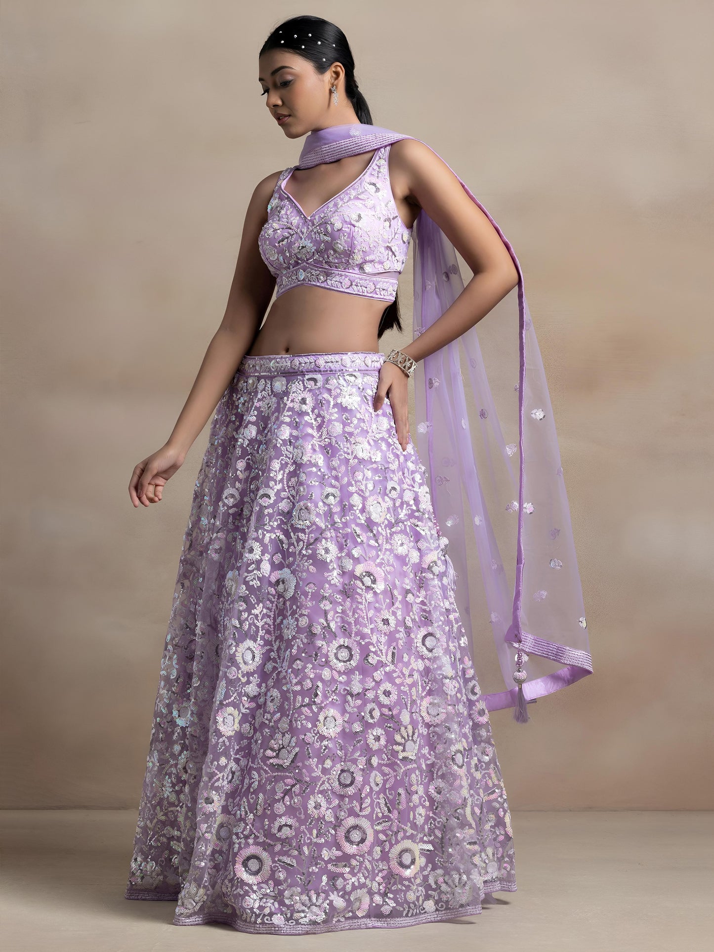 Latest Semi Stitched Lehenga Choli With Dupatta