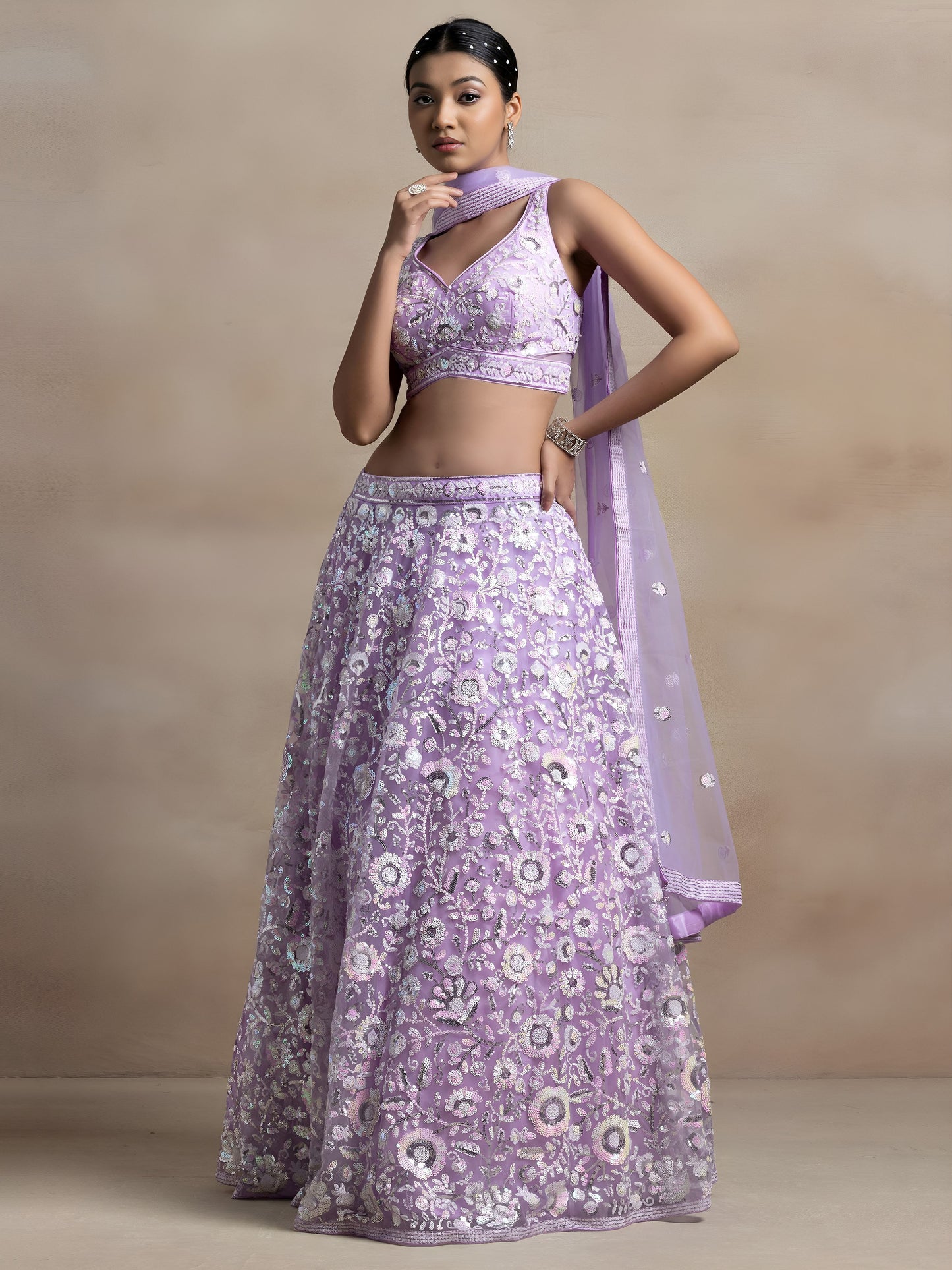 Latest Semi Stitched Lehenga Choli With Dupatta