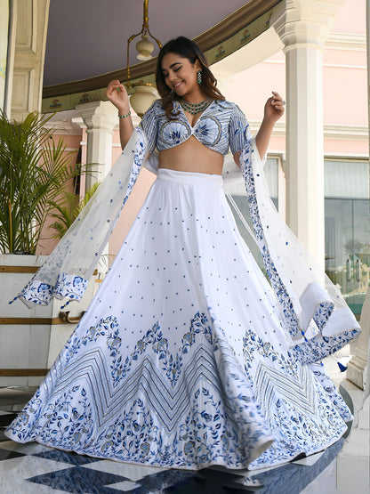 Latest Semi Stitched Lehenga Choli With Dupatta