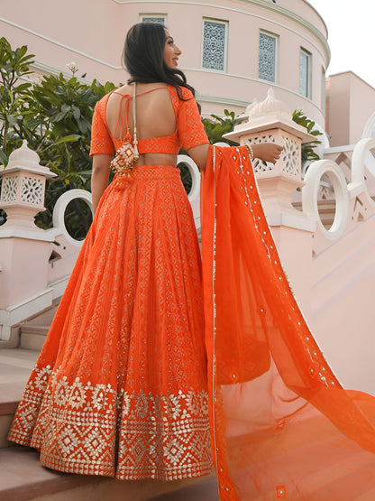 Latest Semi Stitched Lehenga Choli With Dupatta