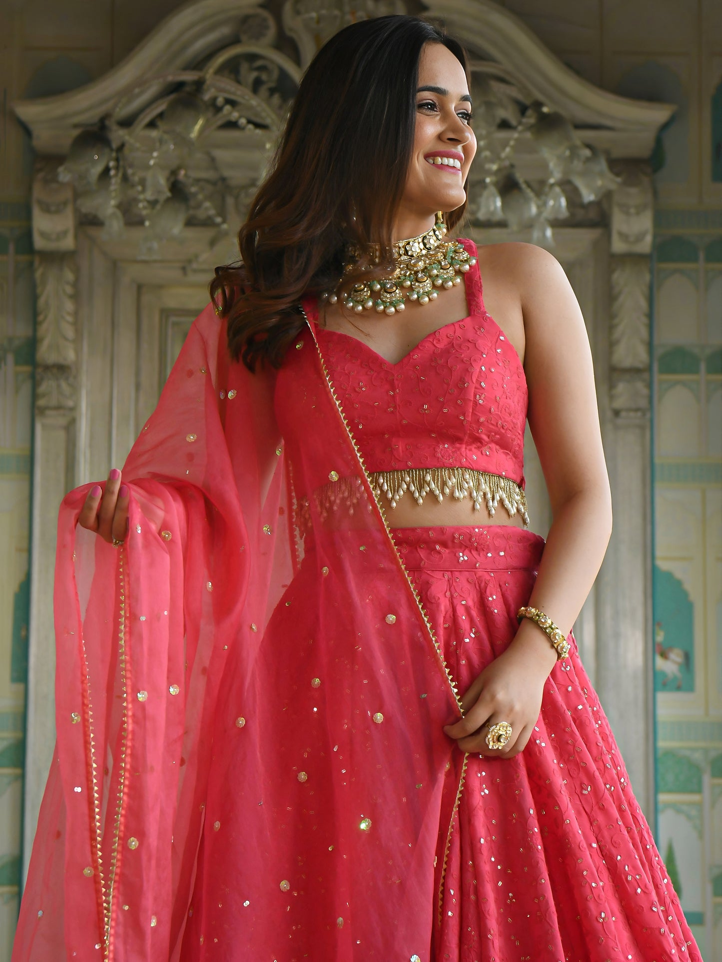 Latest Semi Stitched Lehenga Choli With Dupatta