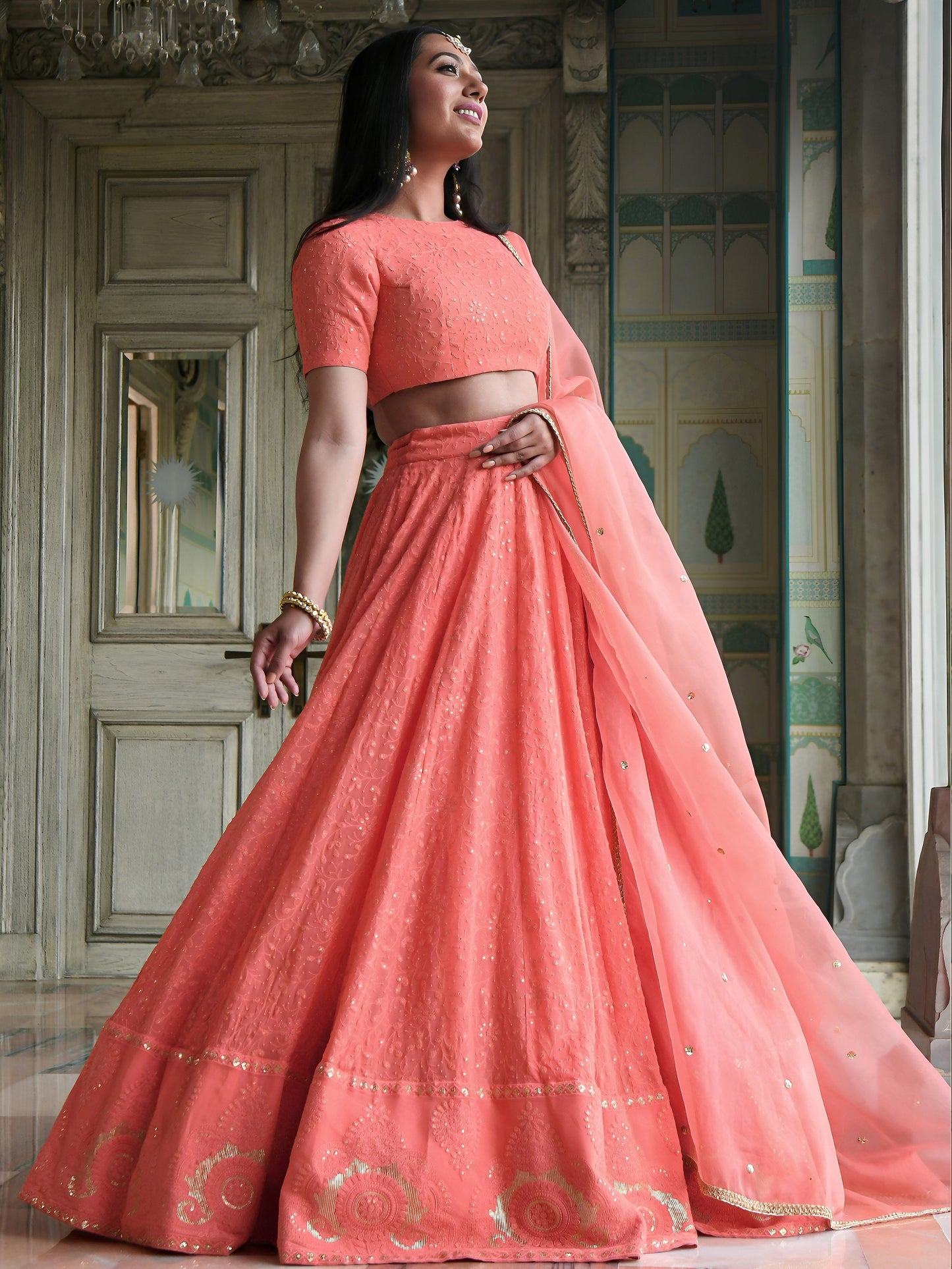 Latest Semi Stitched Lehenga Choli With Dupatta