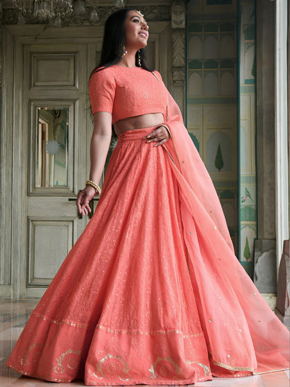 Latest Semi Stitched Lehenga Choli With Dupatta