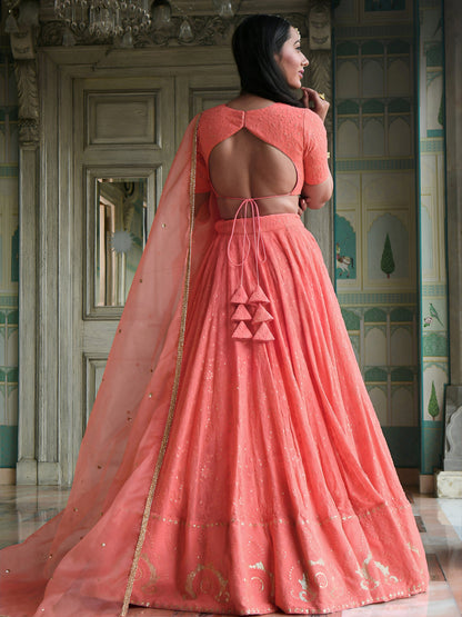 Latest Semi Stitched Lehenga Choli With Dupatta