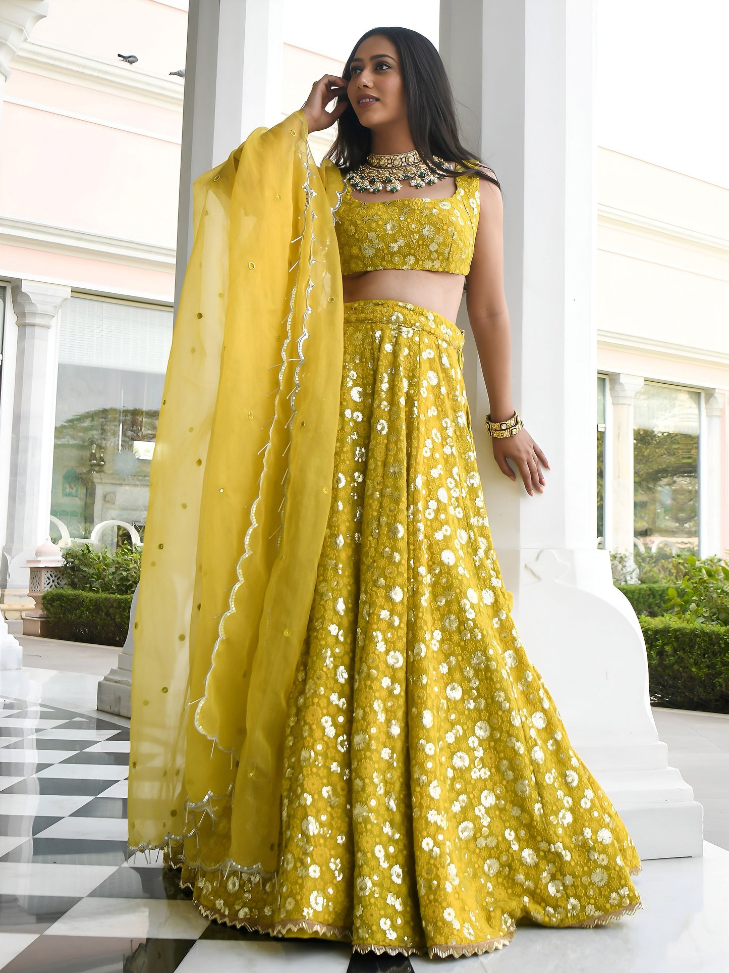 Latest Semi Stitched Lehenga Choli With Dupatta
