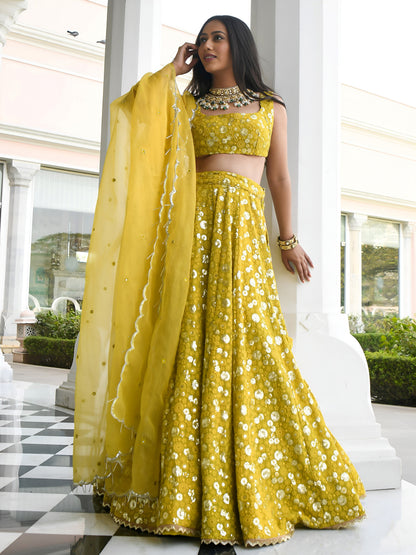 Latest Semi Stitched Lehenga Choli With Dupatta