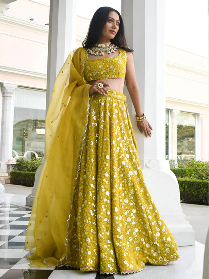 Latest Semi Stitched Lehenga Choli With Dupatta
