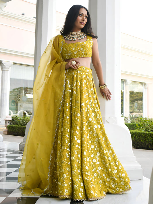 Latest Semi Stitched Lehenga Choli With Dupatta