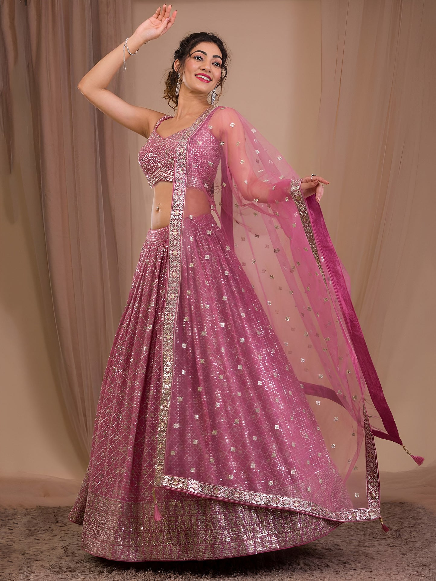 Latest Semi Stitched Lehenga Choli With Dupatta