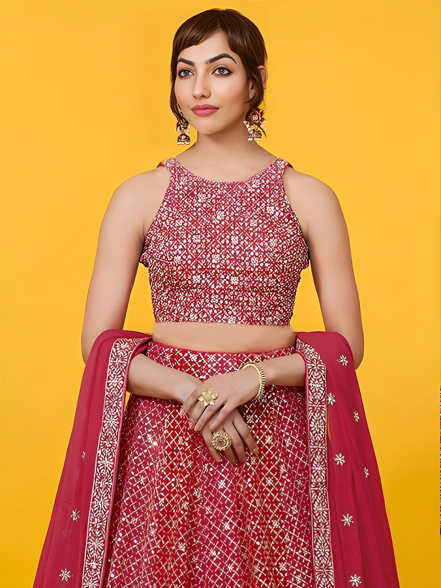 Latest Semi Stitched Lehenga Choli With Dupatta