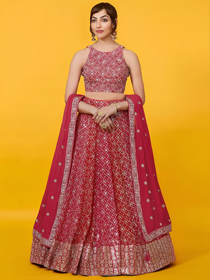 Latest Semi Stitched Lehenga Choli With Dupatta