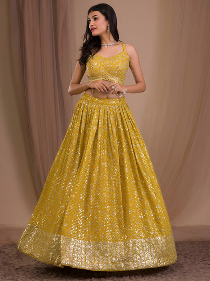 Latest Semi Stitched Lehenga Choli With Dupatta
