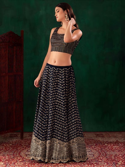 Latest Semi Stitched Lehenga Choli With Dupatta