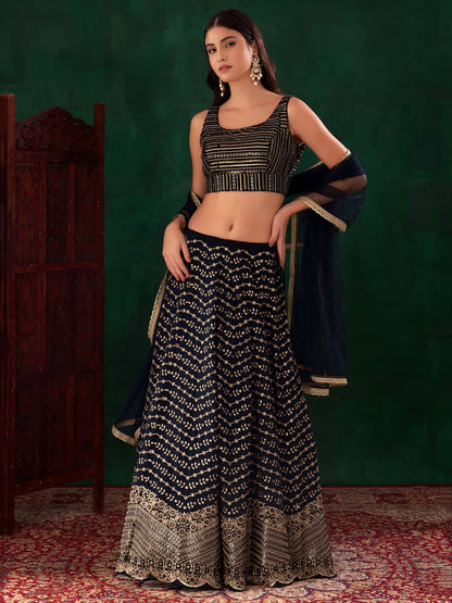 Latest Semi Stitched Lehenga Choli With Dupatta