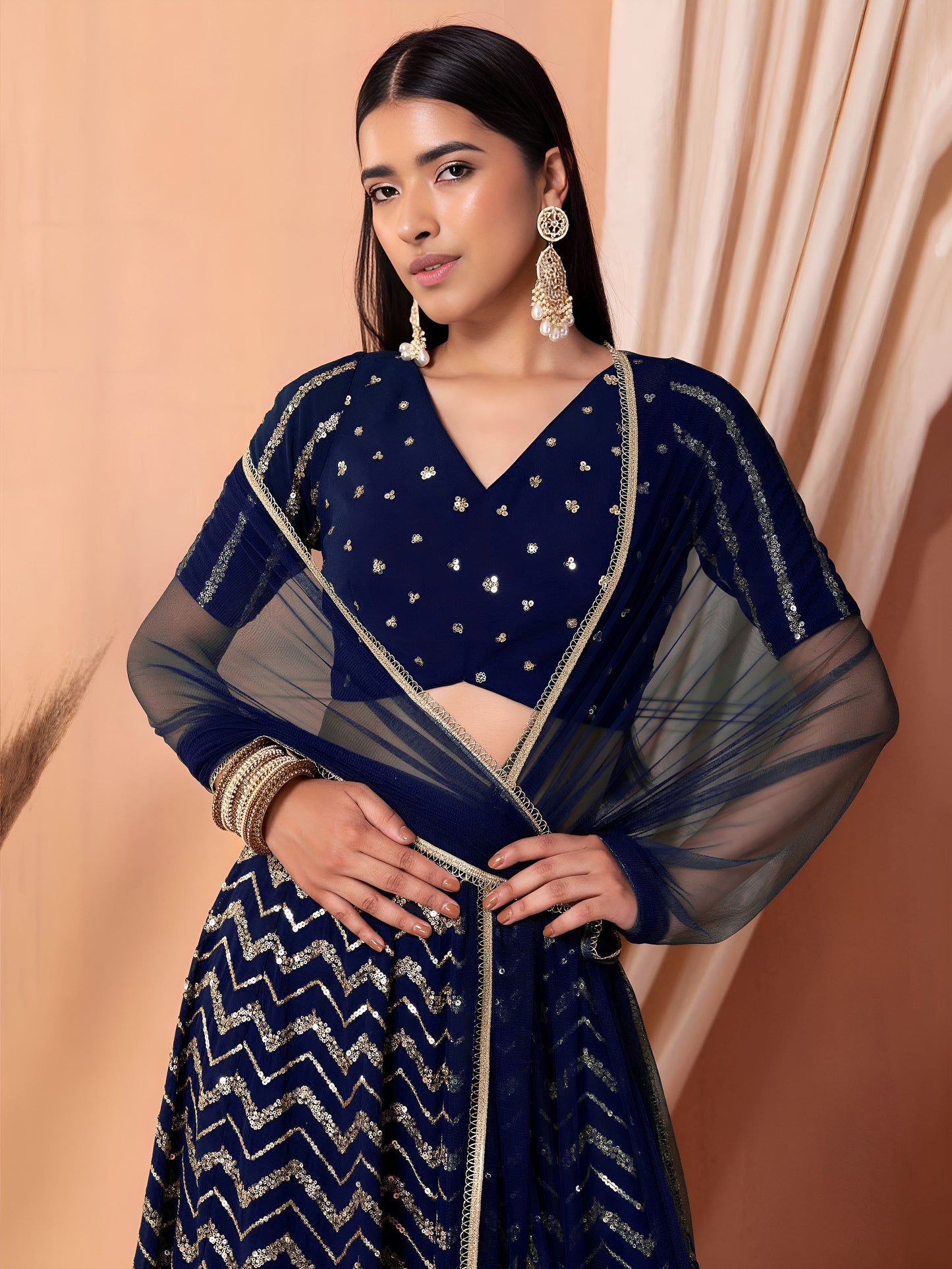 Latest Semi Stitched Lehenga Choli With Dupatta