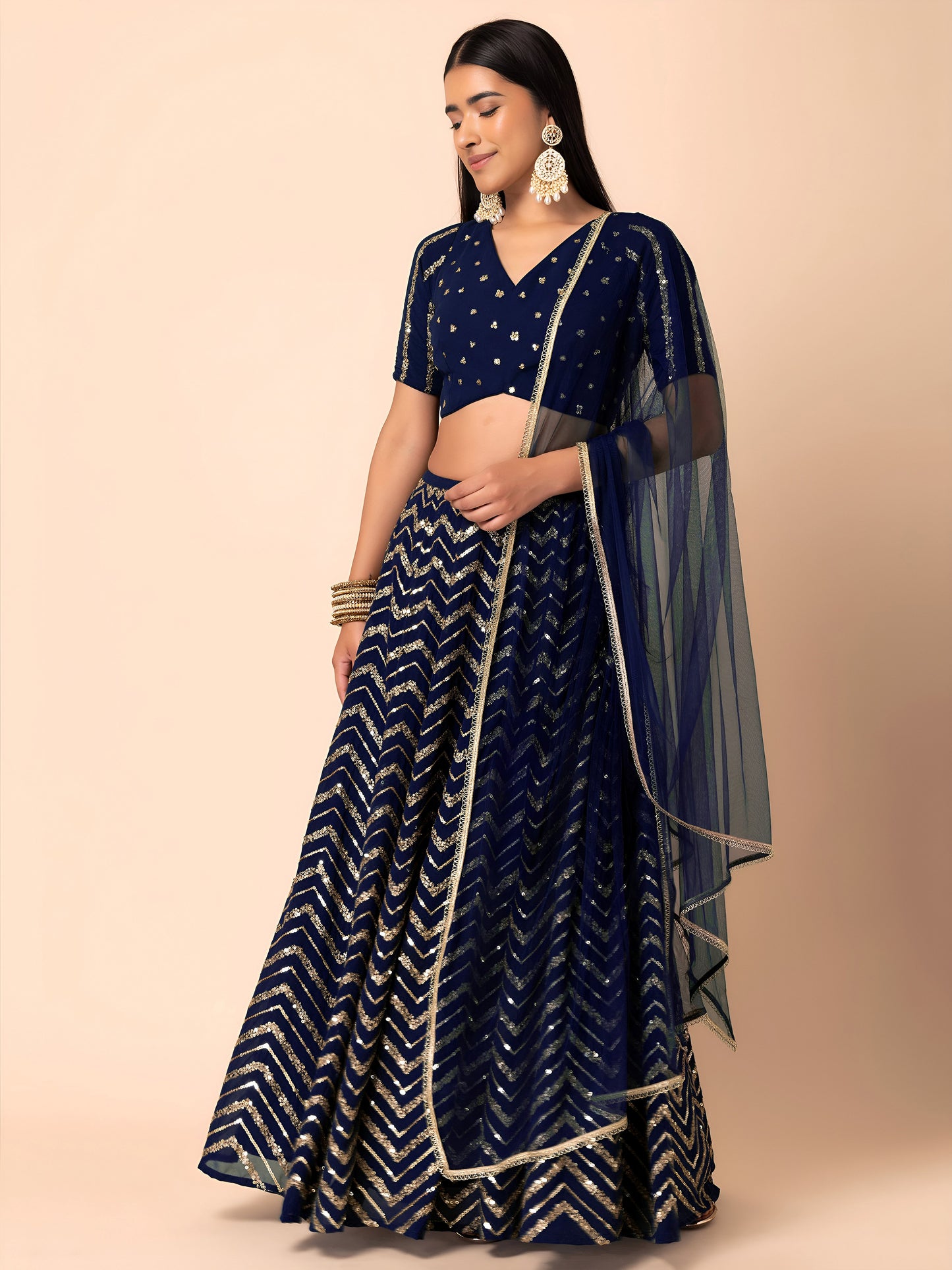 Latest Semi Stitched Lehenga Choli With Dupatta