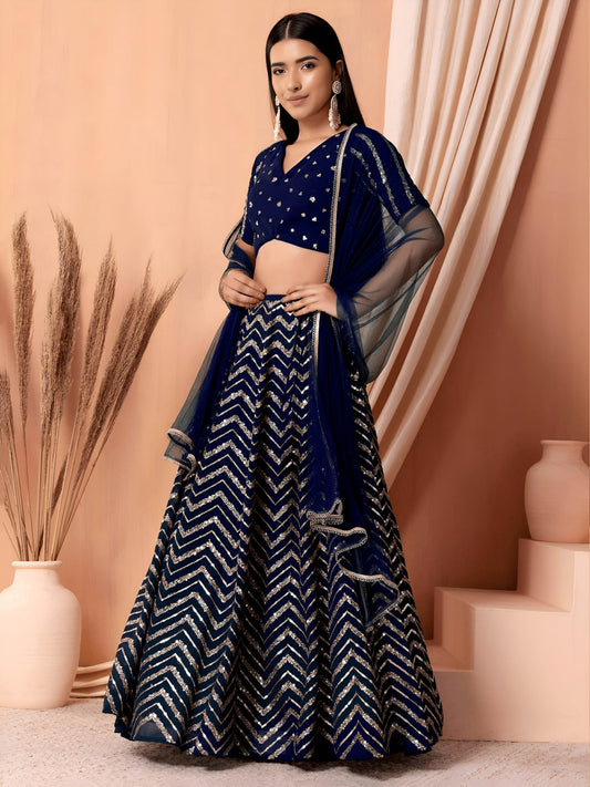 Latest Semi Stitched Lehenga Choli With Dupatta