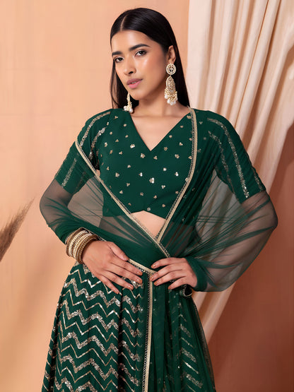 Latest Semi Stitched Lehenga Choli With Dupatta