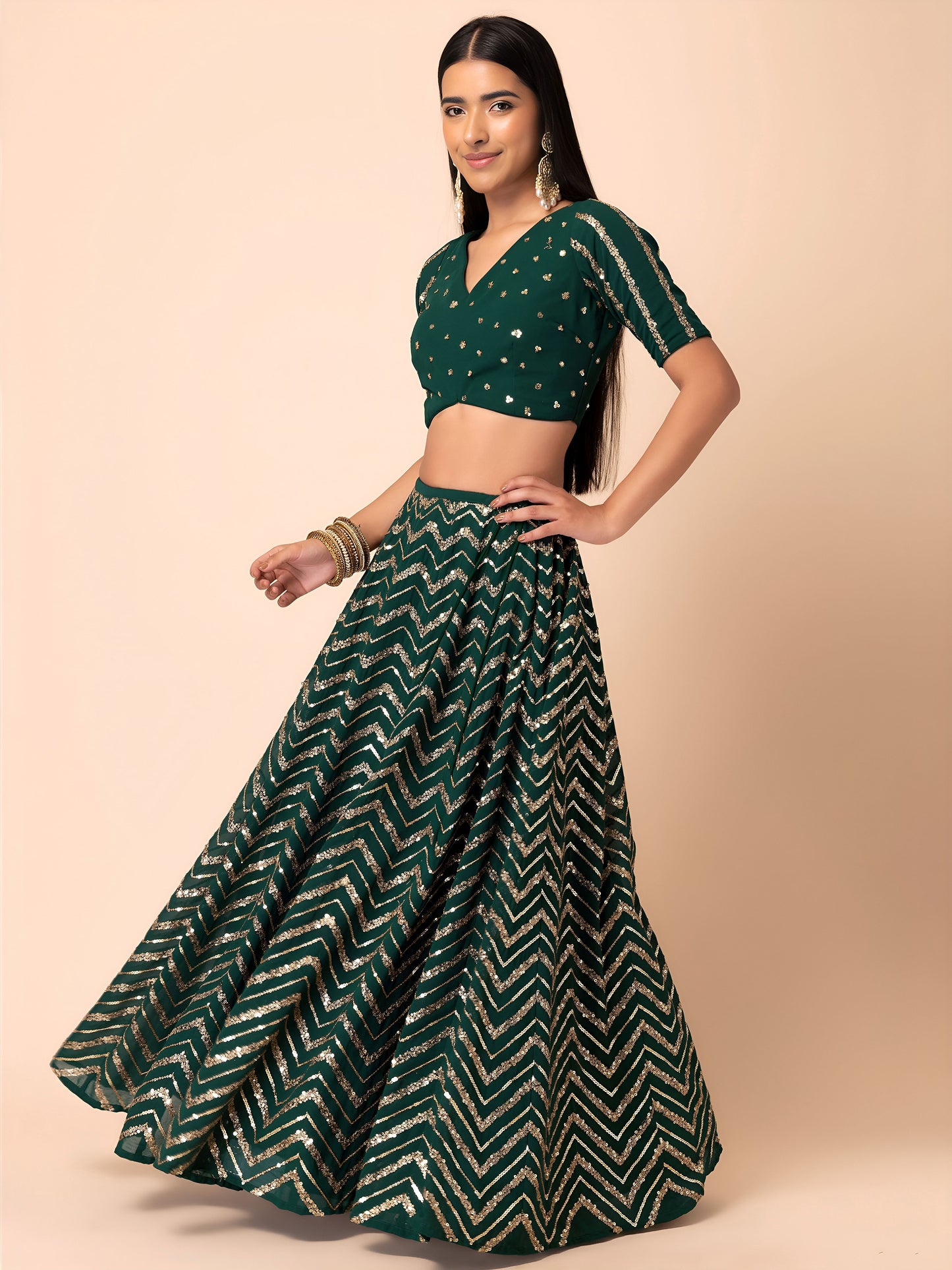 Latest Semi Stitched Lehenga Choli With Dupatta