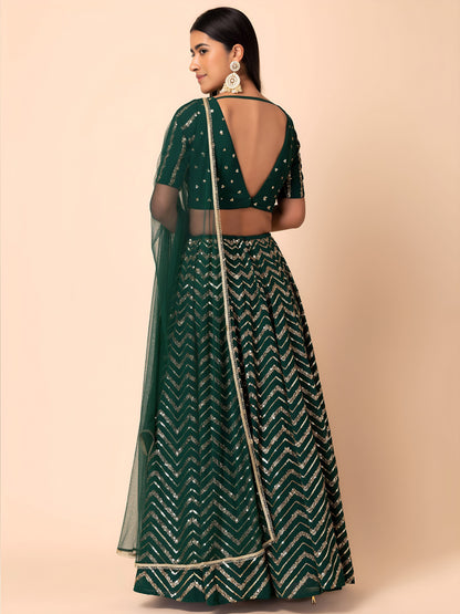 Latest Semi Stitched Lehenga Choli With Dupatta