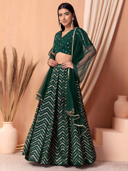 Latest Semi Stitched Lehenga Choli With Dupatta