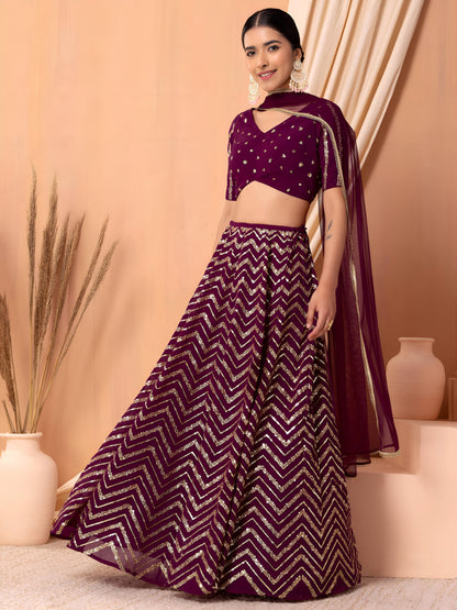 Latest Semi Stitched Lehenga Choli With Dupatta