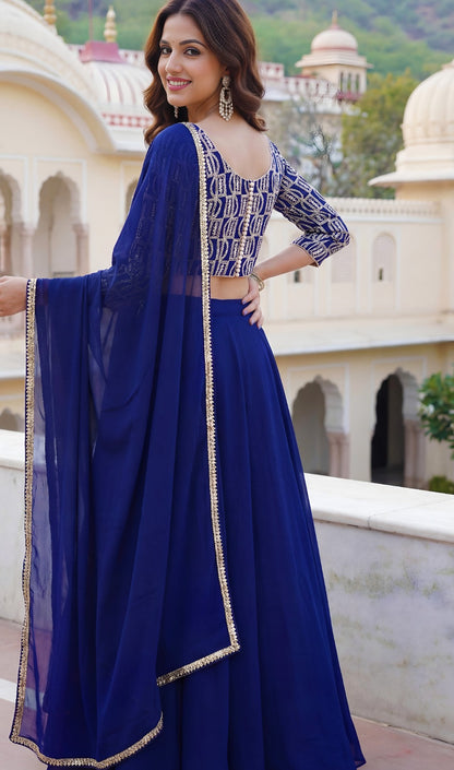 Latest Semi Stitched Lehenga Choli With Dupatta