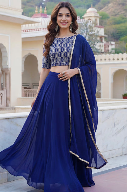 Latest Semi Stitched Lehenga Choli With Dupatta