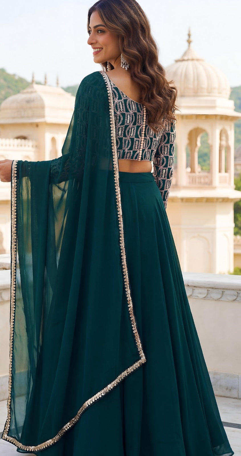 Latest Semi Stitched Lehenga Choli With Dupatta