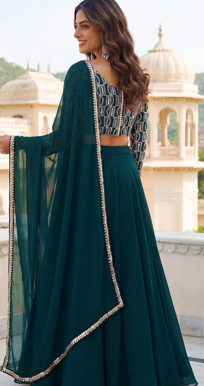 Latest Semi Stitched Lehenga Choli With Dupatta
