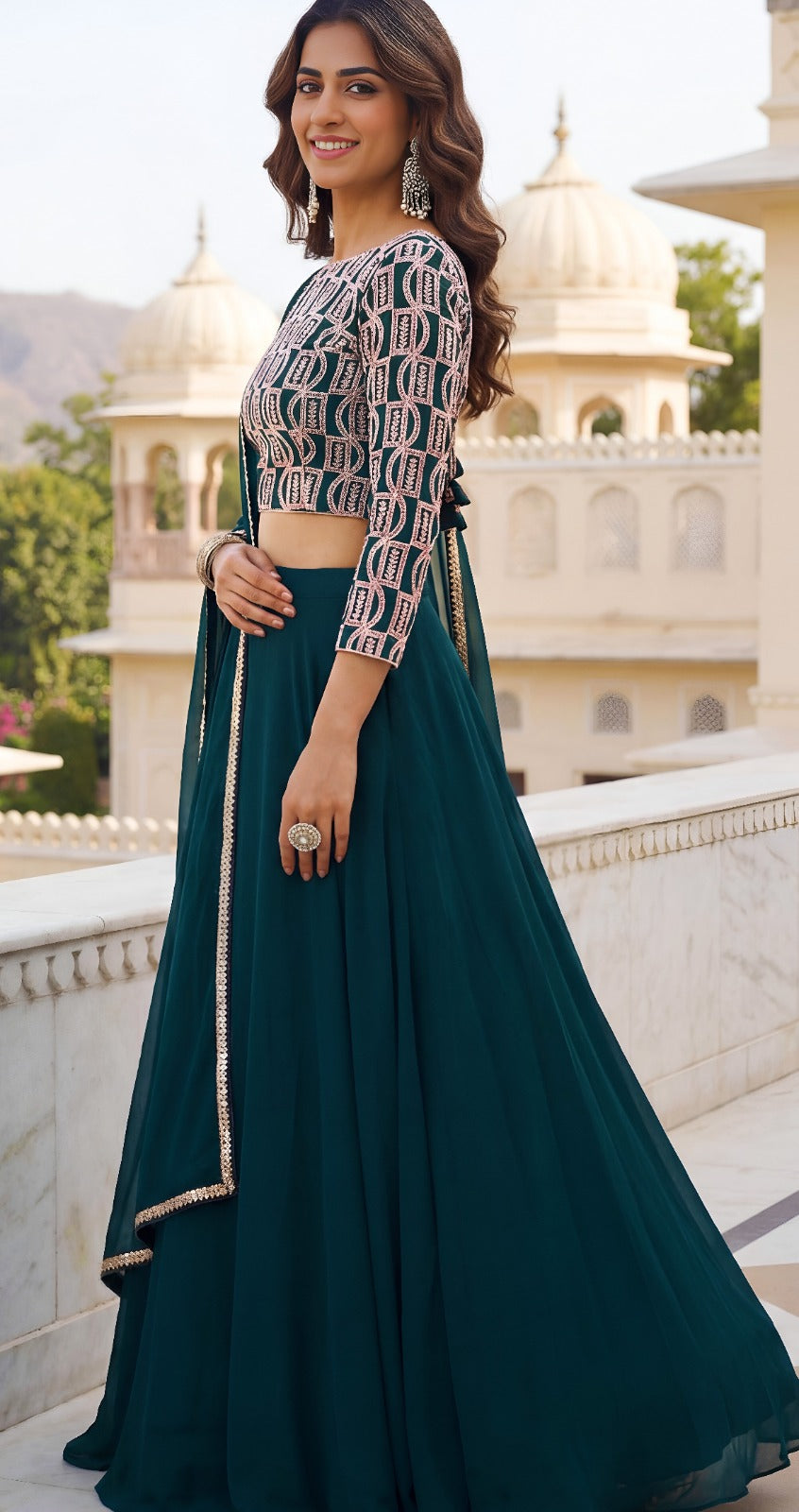 Latest Semi Stitched Lehenga Choli With Dupatta