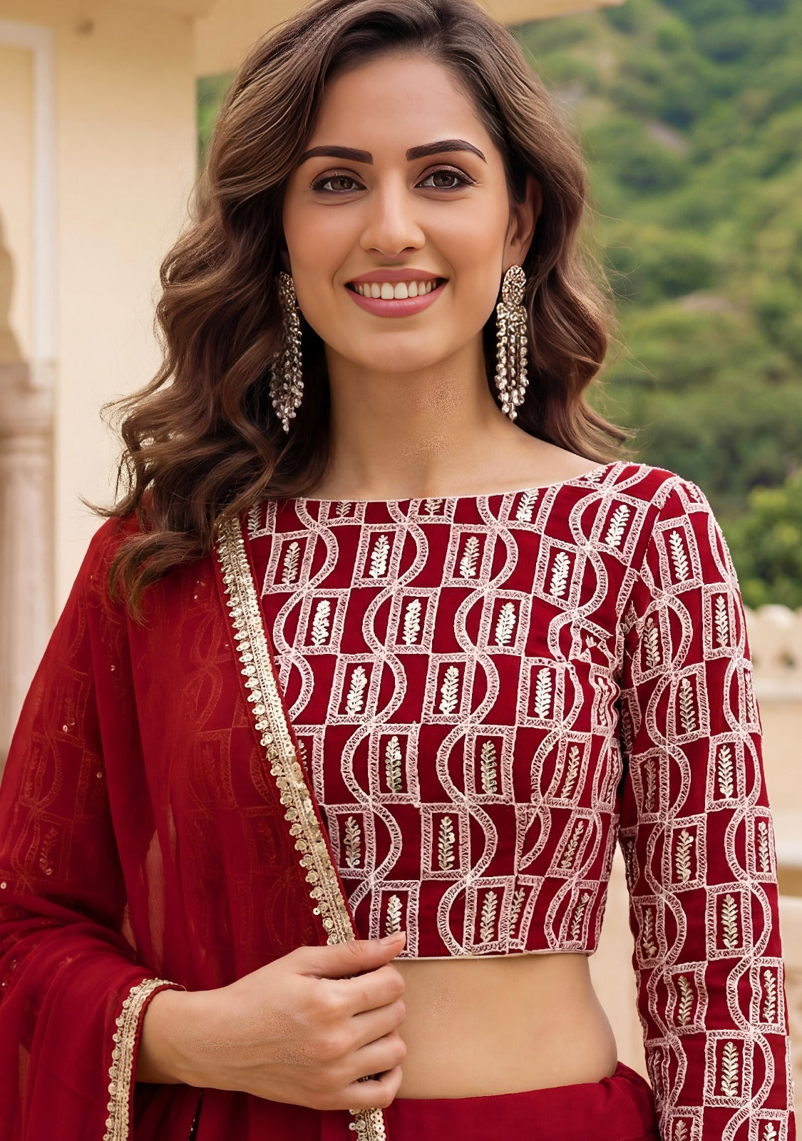 Latest Semi Stitched Lehenga Choli With Dupatta